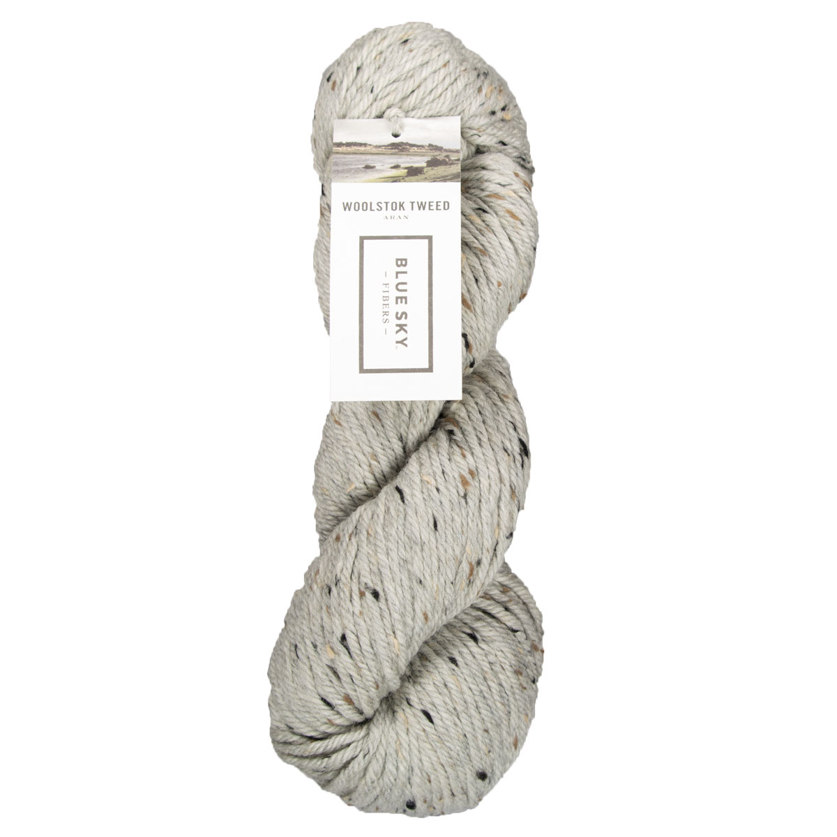 Blue Sky Fibers Woolstok Tweed (Aran) Yarn - 3302 Silver Birch at