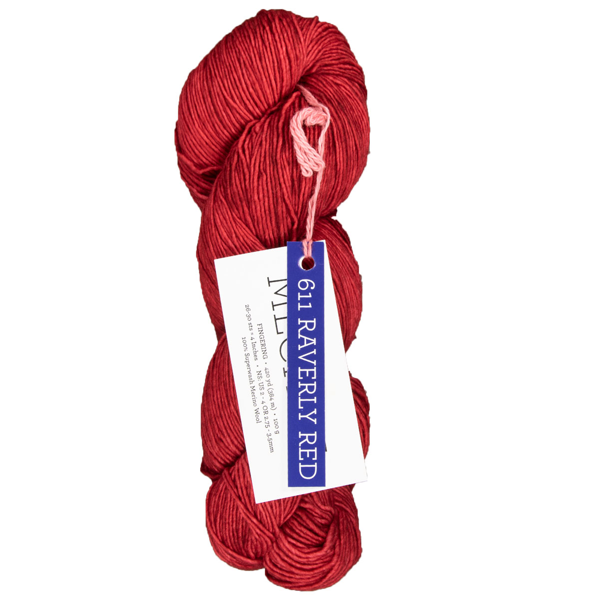 Malabrigo Sock Yarn - 611 Ravelry Red at Jimmy Beans Wool