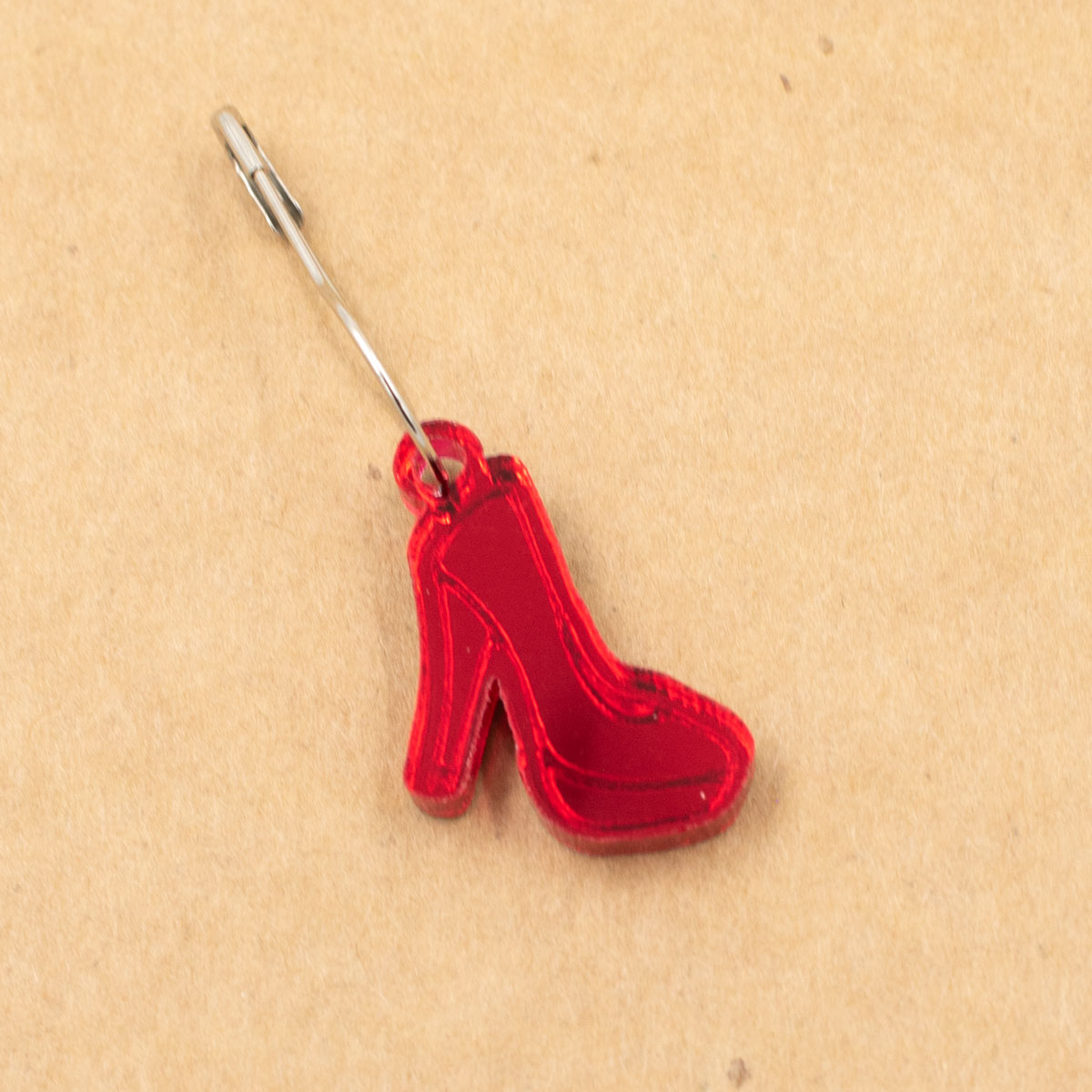Birdie Parker Stitch Markers - Red Heel at Jimmy Beans Wool