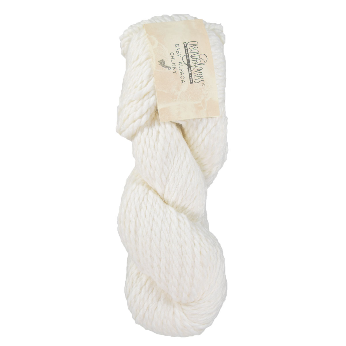 Baby Alpaca Chunky Yarn - White 576