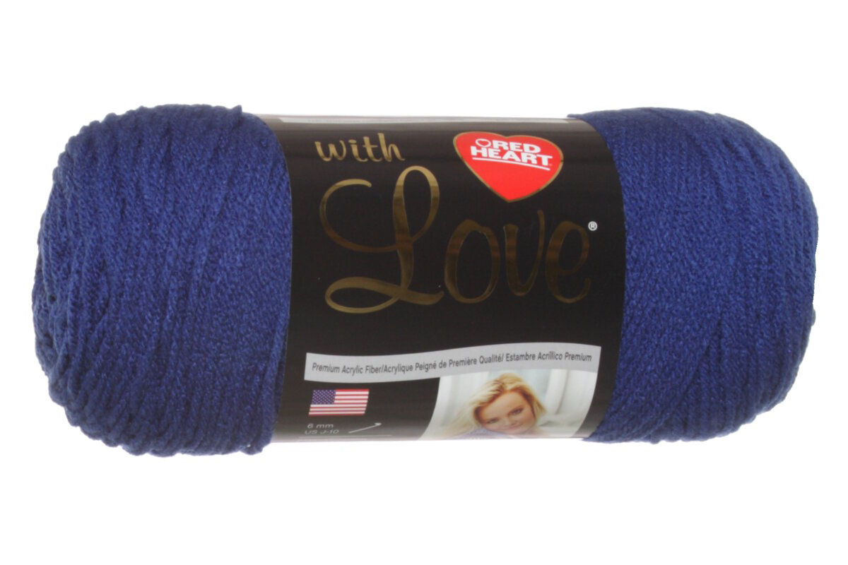 Red Heart With Love Yarn - 1814 True Blue Video Reviews at Jimmy Beans Wool