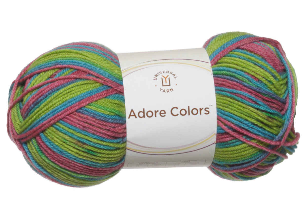 Universal Yarns Adore Colors Yarn - 209 Happy Print Video Reviews.