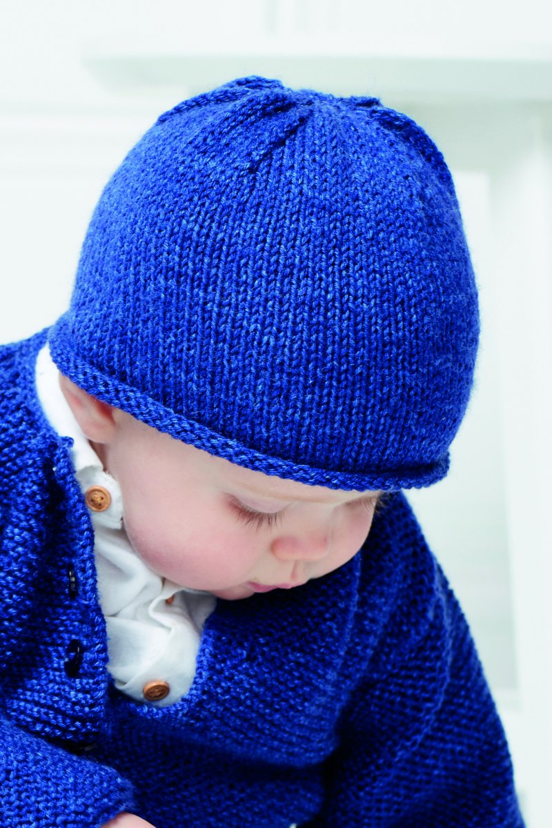 Rowan Baby Knits Collection Patterns - Simple Hat - PDF DOWNLOAD ...