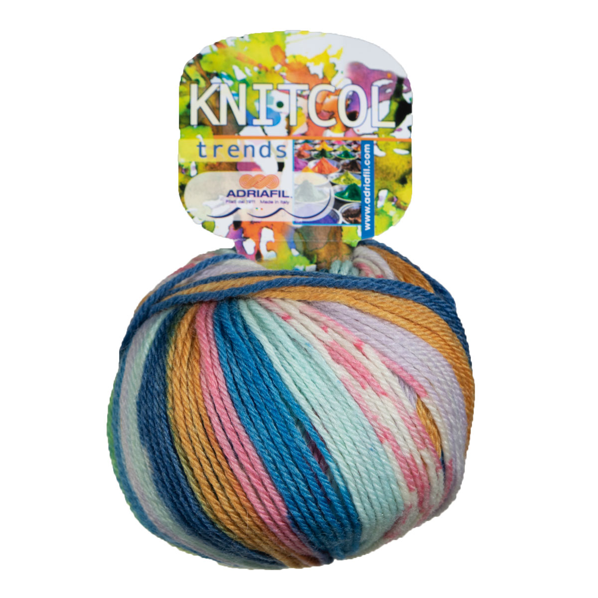 070 Adriafil knitcol DK Yarn/wool 50 g-Klimt Fancy 