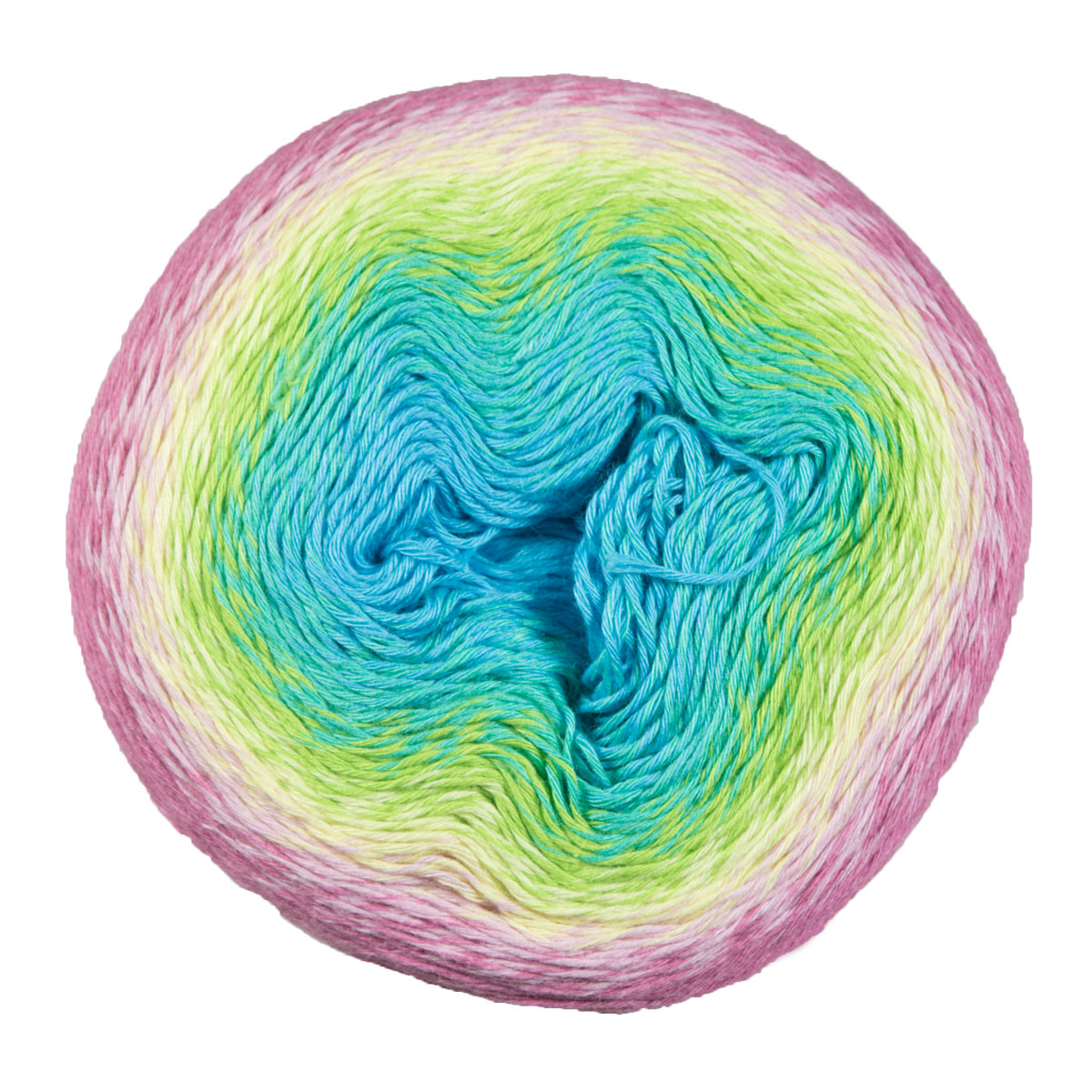 cotton blend Sherbet Rainbow :Whirl #768: Scheepjes Yarns 