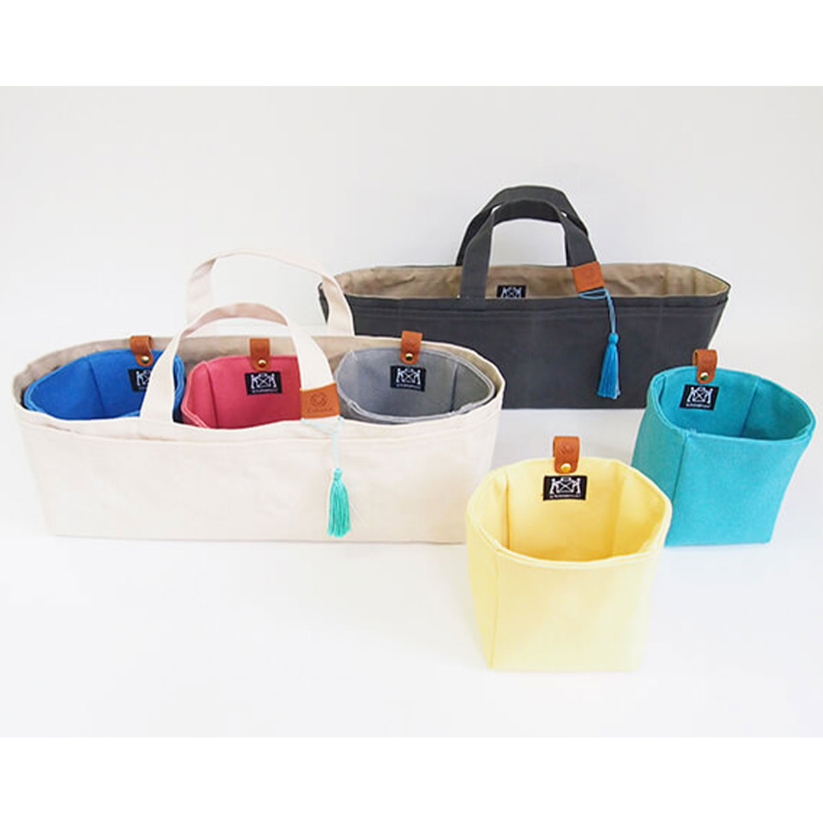 Cohana Bags & Pouches - Canvas Knickknack Bag - Blue at Jimmy Beans Wool