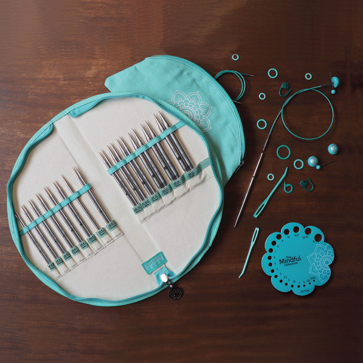 Knitter's Pride Mindful Collection Needle Sets Needles - Gratitude - 5''  Tips Full Set Needles