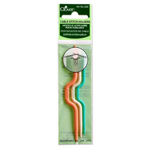Clover Cable Stitch Holders  - I-Shaped Cable Needle