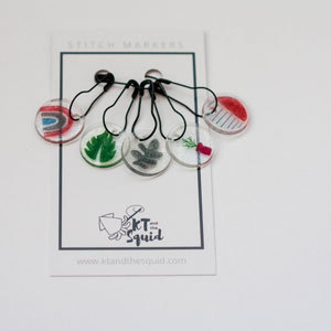 KT and the Squid Stitch Markers - Boho