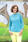 Universal Yarns Bamboo Pop - Adult Patterns - Steeple Pullover - PDF DOWNLOAD