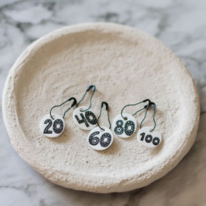 KT and the Squid Stitch Markers - Numbers