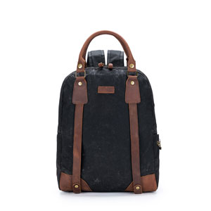 Maker's Canvas Backpack - Black by della Q