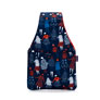 della Q Nora Wrist Bag - 1300-1 - Fabric Print Collection - Knitted Rows Accessories photo
