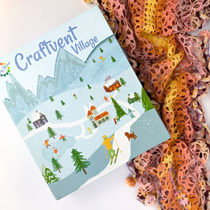 Craftvent Calendar - 2021 - Tidings Wrap - Ribbon Candy by Jimmy Beans Wool