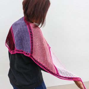 Lorna's Laces String Quintet Packs Tenderness Shawl - CROCHET Kit - Scarf and Shawls