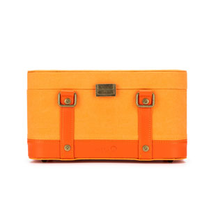 Maker's Train Case - Orange by della Q