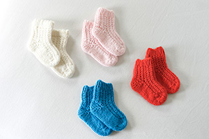 Berroco Vintage Baby Patterns - Ray Bonnet & Sock Set - PDF DOWNLOAD by Berroco