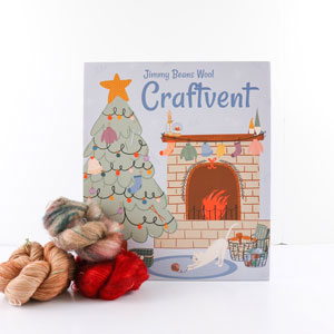 Jimmy Beans Wool Craftvent Calendar Kits - 2022 - Tiny Trimmings - Gingerbread - 2022 - Tiny Trimmings - Gingerbread