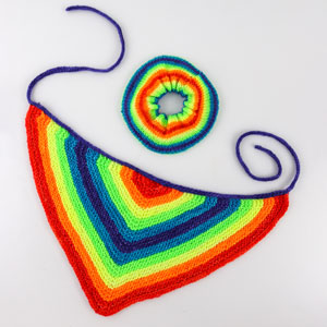 Pride - Big Flair, Don't Care - Pride Flag by Jimmy Beans Wool