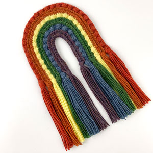 Jimmy Beans Wool Pride Kits - Rainbow Wall Hanging (crochet) - Rainbow Wall Hanging (crochet)