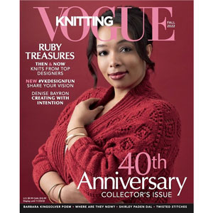 Vogue Knitting International Magazine - '22 Fall - 40th Anniversary Issue photo