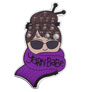 Jimmy Beans Wool Yarn Babe Accessories - Purple Scarf Needle Gauge