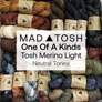 Madelinetosh Tosh Merino Light OOAK Yarn - One of a Kind - Neutrals