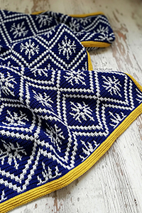 Scheepjes Midnight Snowflakes Blanket Kit - Crochet for Home