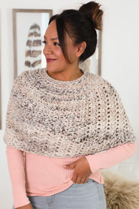 Malabrigo Peace Poncho Kit - Crochet for Adults