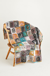  Sirdar Jewelspun Pattern - 10144 Granny Square Blanket - PDF DOWNLOAD