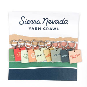 della Q Sierra Nevada Yarn Crawl 2023 - Stitch Marker Set
