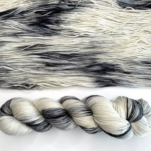 Dream In Color Smooshy Cashmere Yarn - Black & White (Pre-Order