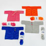  Camp Color Vintage Baby Cardigan Kit