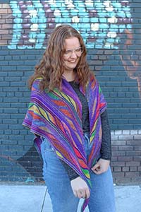 Urth Yarns Uneek Fingering and Monokrom Fingering JBW Butterfly/Papillon Shawl Kit - Scarf and Shawls