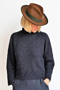 Shibui Saga Sweater (Tweed Silk Cloud and Lunar) Kit - Women's Pullovers