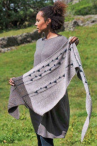 The Fibre Co. Milk Thistle Shawl Kit - Scarf and Shawls