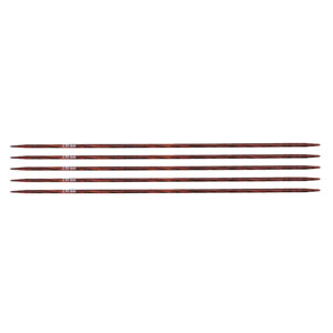 Knitter's Pride Dreamz Double Point Needles - US 1.5 - 6" (2.5mm) Burgundy Rose Needles