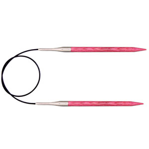 Knitter's Pride Dreamz Fixed Circular Needles - US 2 - 16" Candy Pink Needles