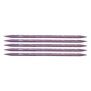 Knitter's Pride Dreamz Double Point Needles - US 10.5 - 6 (6.5mm) Purple  Passion Needles