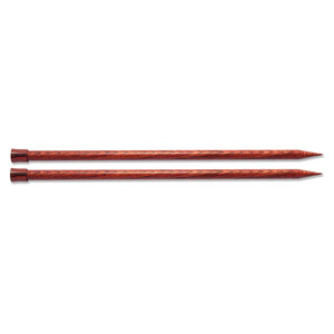 Knitter's Pride Dreamz Single Pointed Needles - US 17 - 10" Burgundy Rose Needles