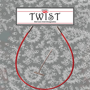 ChiaoGoo TWIST Red Cables Needles - 08"/20cm [S] photo