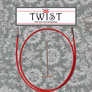 ChiaoGoo TWIST Red Cables - 30"/75cm [L]