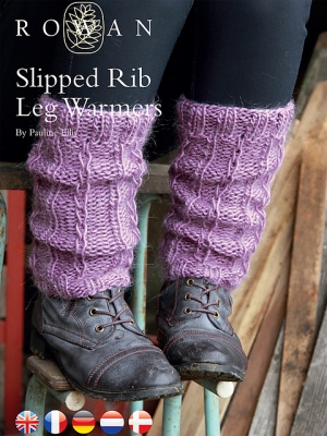 Rowan Cocoon Slipped Rib Leg Warmers Kit - Women's Accessories Kits at ...