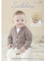 Baby Cashmere Merino Silk 4 ply Patterns - 6117 Cardigan & Hat - PDF DOWNLOAD by Sublime