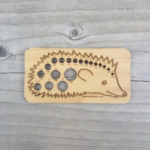 Katrinkles Animal Knitting Needle Gauge  - Hedgehog