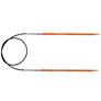 Dreamz Fixed Circular Needles - US 1 - 10" Orange Lily by Knitter's Pride