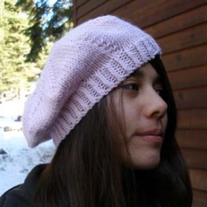 2 Knit Wits Sand Dollar Beret Kit - Hats and Gloves