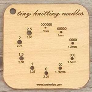 Katrinkles Mini Tools - WPI / Yarn Weight Gauge at Jimmy Beans Wool