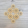 Katrinkles Bamboo Buttons - Flower - 5/8" photo