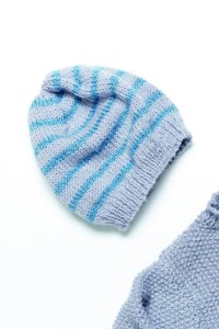Baby Knits Collection - Striped Hat - PDF DOWNLOAD by Rowan